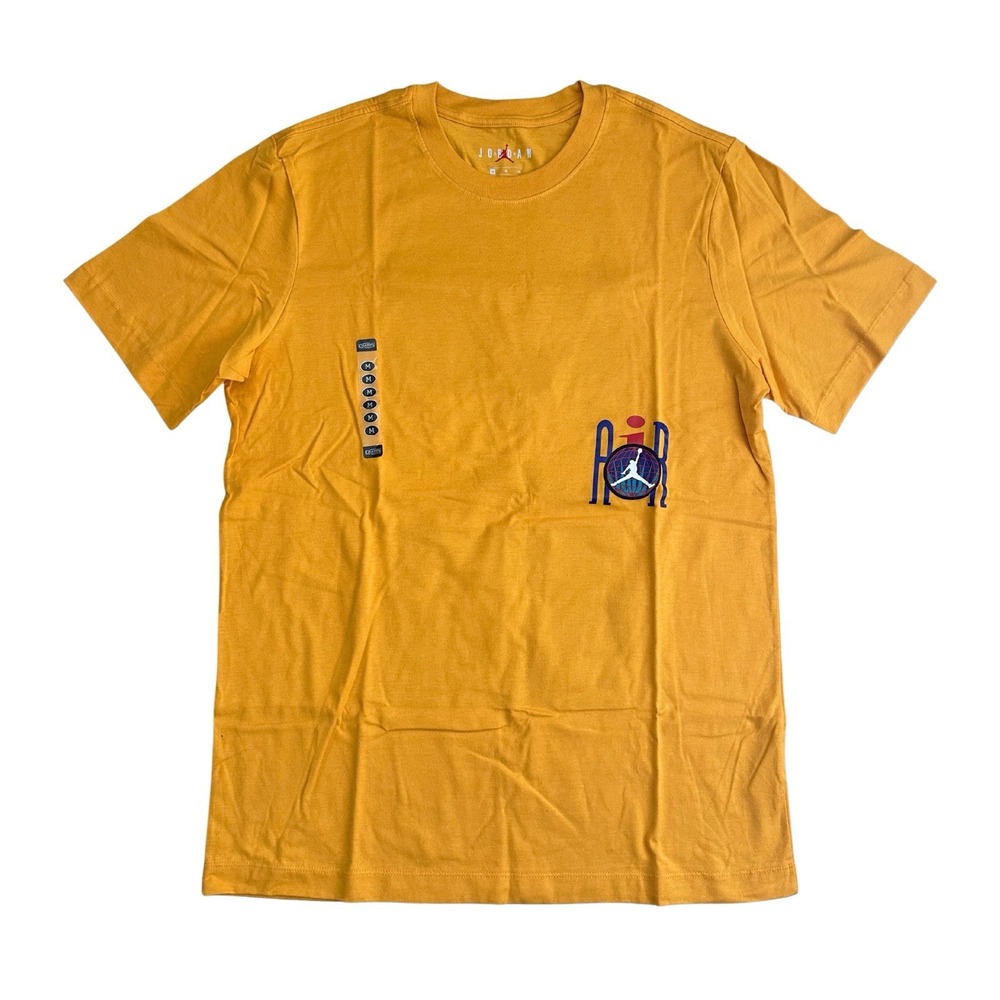 Air Jordan 9 Dream It Do It Nostalgia T Shirt Mens Medium University Gold NWT DS - Picture 4 of 14